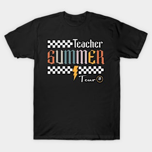 Teacher The Freedom Tour 2024 Summer Last Day Of School T-Shirt